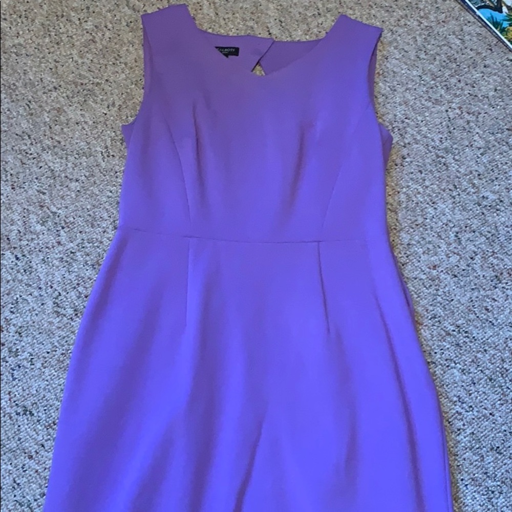 Talbots purple dress